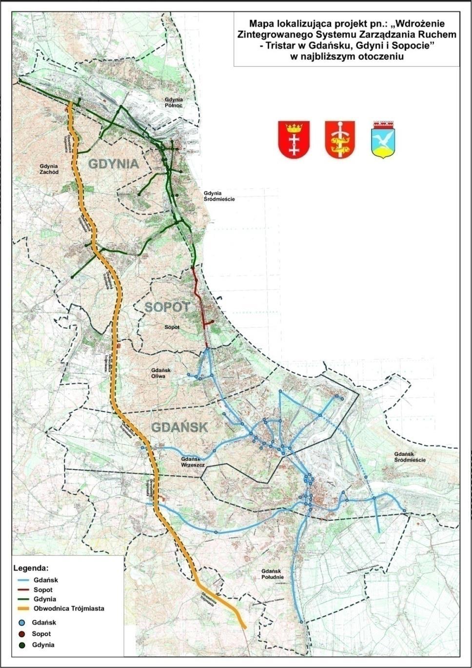 Rozpoczęcie realizacji 2011 rok łącze światłowodowe (TCP/IP Ethernet) lub za pośrednictwem radia krótkiego zasięgu/gprs (parkingi i pojazdy transportu zbiorowego) Koszt 160 mln PLN