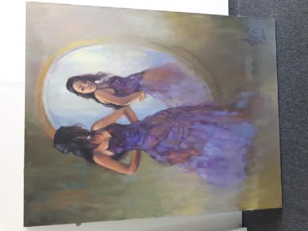 płótno. Wymiary 81x65 cm.