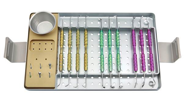 Instrumenty i Akcesoria Zestaw Frios FixationSet Pełen zestaw instrumentów do szybkiego i precyzyjnego mocowania pinów FRIOS Membrane Tacks Najcieńsze mikrowiertła jednorazowego użytku do nawiercania
