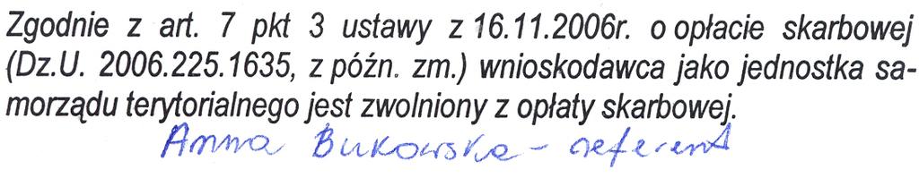 VII. Strony były zawiadamiane o kolejnych etapach postępowania. W dniu 20.06.2011r. tut. organ poprzez publiczne obwieszczenie zgodnie z art.