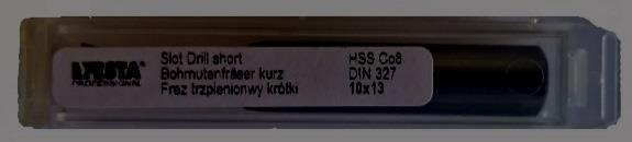 HSSCo Frezy NFPg DIN 327 FESTA Professional Frezy kobaltowe HSSCo8 krótkie 2-ostrzowe z chwytem walcowym. Kod d L l1 Cena produktu mm mm mm zł/szt.