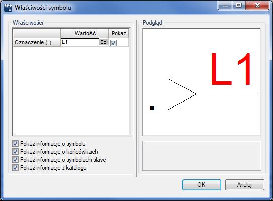 4. Powtórz poprzedni krok w celu wstawienia linii potencjałowych L2 i L3. 5.