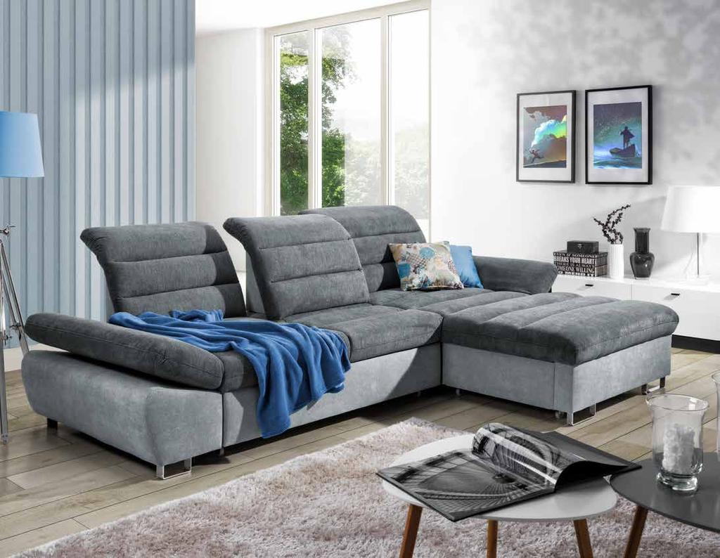 ROMA Jakie funkcje posiada narożnik? /What are the features of corner sofa?