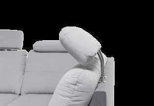 . Adjustable backrests and armrests are standard equipment. Optional accessories are adjustable headrests.