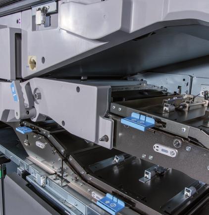 Wysoka produktywność Modele Pro C9100 zapewniają prędkość druku na poziomie 110 str./min., zaś Pro C9110 odpowiednio 130 str./min. dla arkusza A4 (przelicznik 150 str.