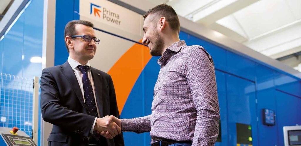 Wybór lidera w zakresie innowacji Prima Power jest czołowym wyspecjalizowanym producentem maszyn i systemów do obróbki blachy.
