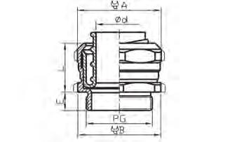 Rury ochronne i dławnice do rur / Protective tubes and glands for pipes / Dławnica stalowa do rur ochronnych typu MWD.