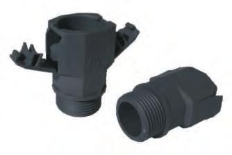 Rury ochronne i dławnice do rur / Protective tubes and glands for pipes / Dławnica typu FD...BK do szybkiego montażu i demontażu IP54 Fitting FD.