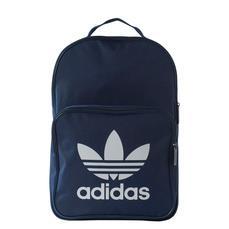 e) Plecak firmy Adidas zamieszczony na zdjęciu po lewej stronie wykonany jest z materiału 100% poliester.