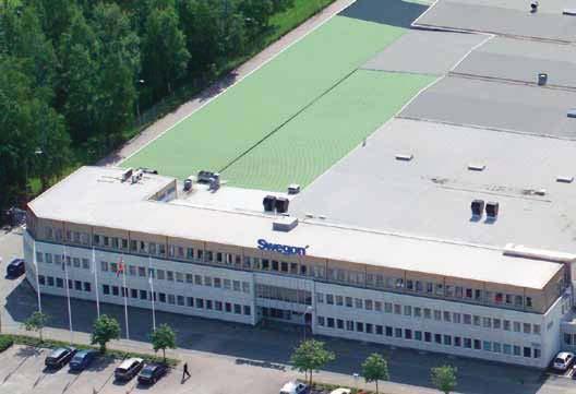 Zakłady produkcyjne Swegon Zakłady produkcyjne Szwedzki koncern Swegon to obecnie największy producent central klimatyzacyjnych w Skandynawii i jeden z największych w Europie.