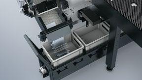 Poprzez montaż lasera i dodatkowych komponentów TruPunch 1000 zmienia się w TruMatic 1000 fiber.