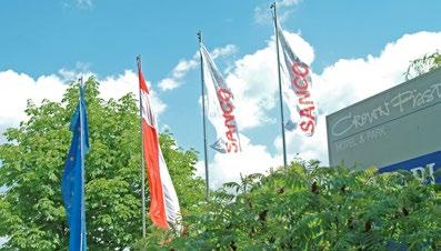 ramach grupy (SANCO SERVICE PARTNER) Przynależność do Grupy SANCO o zasięgu europejskim / bliskie kontakty z firmami Glas Trösch oraz Euroglas