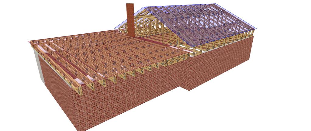 NAZWA TYTUŁ RYSUNKU OBIEKTU Jednorodzinny dom wolnostojący ADRES OBIEKTU Do adaptacji Widok 3D SKALA: