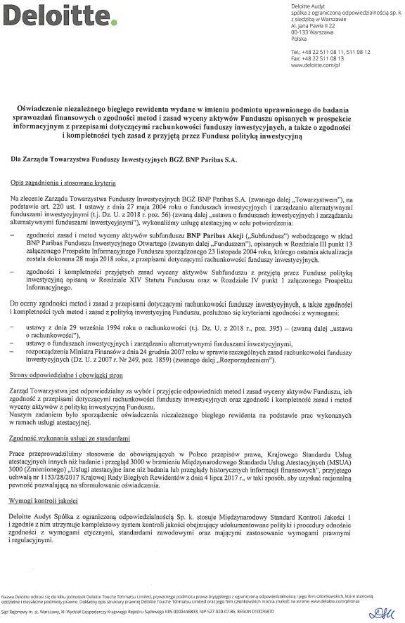 PROSPEKT INFORMACYJNY BNP PARIBAS