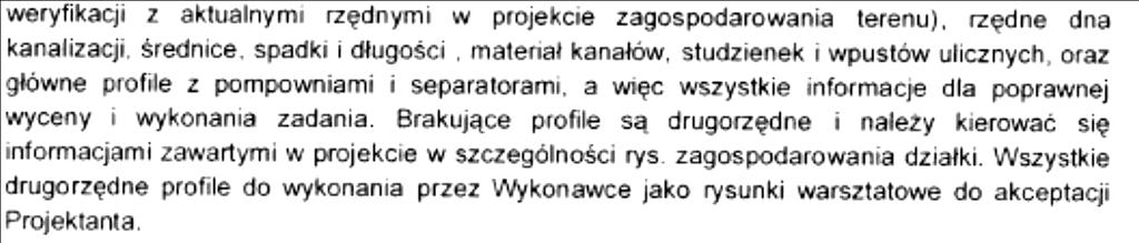 pomieszczenia wg opisu i schematu. 6. Prosimy o udostępnienie Zastawień (03,04,05 itd.