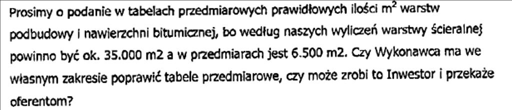 Odpowiedź nr 11: Zamawiający przedkłada skorygowane przedmiary robót w zakresie Drogi Landside, Parkingi Landside (ZAŁĄCZNIK AD 5 do niniejszych odpowiedzi).