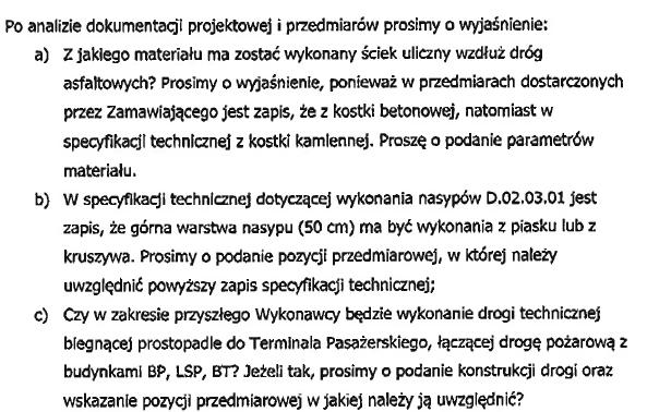 Odpowiedź nr 13: AD a) Ściek uliczny z kostki betonowej, parametry techniczne zgodnie ze specyfikacją. AD b) Zgodnie z PN-S-02205.
