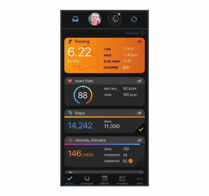 Funkcje online Funkcje online są dostępne dla urządzenia Instinct po połączeniu ze zgodnym smartfonem za pomocą technologii bezprzewodowej Bluetooth.