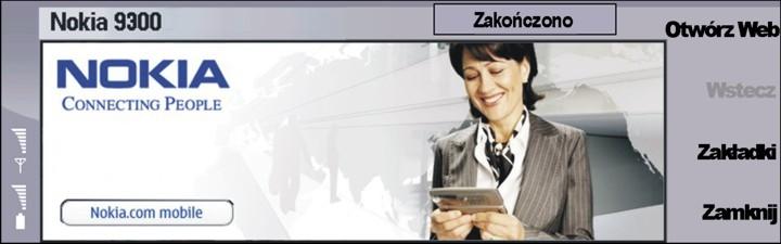 6. Internet Web jest przeglądarką HTML/XHTML, która umożliwia łączenie się z internetem przy użyciu połączenia GPRS lub EDGE.