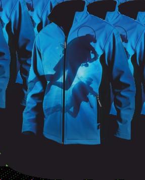 350g Softshell jackets Printing : individual full color