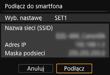 Przed skorzystaniem z opcji ponownego łączenia ustaw pokrętło wyboru trybów w trybie strefy twórczej. 1 2 Naciśnij przycisk <Q>. Zostanie wyświetlony ekran szybkich nastaw.