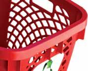 (pivoting front wheels with diam. 50 fixed rear wheels with diam.