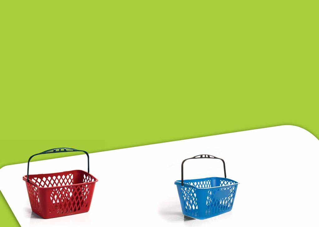 TYKO & MINI TYKO WYGODNE I ERGONOMICZNE KOSZYKI ZAKUPOWE COMFORTABLE AND ERGONOMIC SHOPPING BASKETS CHARAKTERYSTYKA TYKO: Pojemność: 33 litry Waga: 1 kg Szerokość: 365 mm Długość: 540 mm Wysokość: