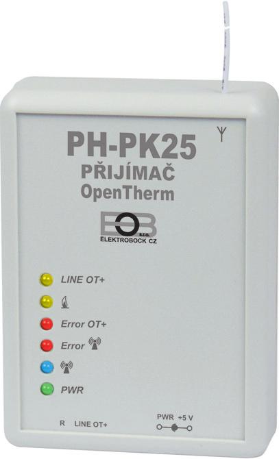 PH-PK25 ODBIORNIK DLA SYSTEMU PH- OT, PH+ OT Opisana poniżej procedura jest wersją skróconą, zalecamy korzystać z instrukcji PH-PK25, gdzie jest więcej informacji na temat odbiornika!