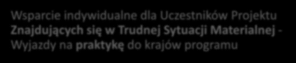 Koszty ryczałtowe Wsparcie indywidualne dla Uczestników Projektu ze Specjalnymi Potrzebami - Wyjazdy na studia do krajów programu Wsparcie indywidualne dla Uczestników Projektu ze Specjalnymi