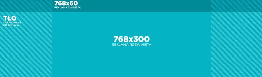 7. Main Branding Interaktywna forma reklamowa, która po kliknięciu w napis ROZWIŃ rozwija się do większego rozmiaru, pozwalając na wykorzystanie dodatkowej powierzchni dla prezentacji Reklamodawcy.