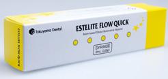 13 Estelite Flow Estelite Flow Quick to płynny kompozyt z submikrowypełniaczami charakteryzujący się doskonałą estetyką, przeznaczony do wszystkich obszarów zastosowania, zarówno w odcinku przednim