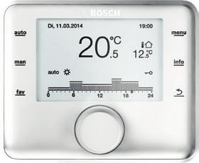 6 Systemy automatyki i sterowania EMS 2 CW 400 regulator pogodowy do montażu na ścianie lub w kotle, z programowaniem tygodniowym; czujnik temperatury zewnętrznej w komplecie; obsługa: od 1 do 4