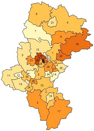 kohortową dla lat 2000-2004 umiejscowienie nowotwory złośliwe ogółem z wyłączeniem