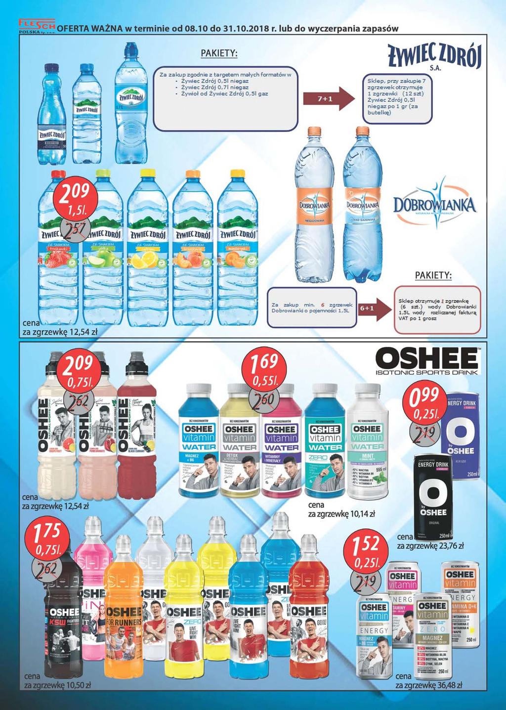 , OFERTA WAŻNA w terminie od 08.10 do 31.10.2018 r.