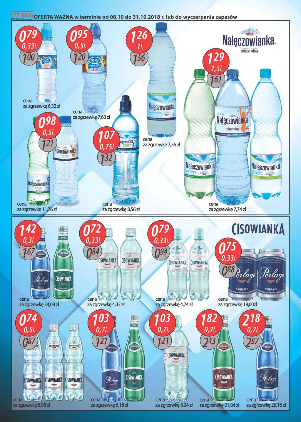 OFERTA WAŻNA w terminie od 08.10 do 31.10.2018 r.