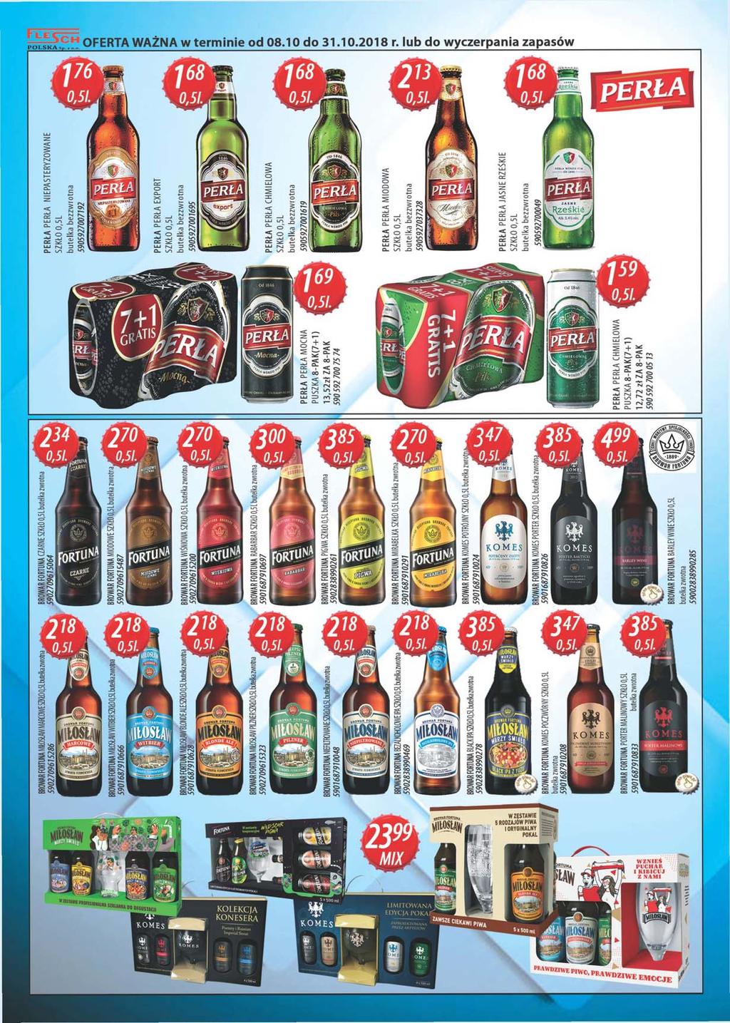 P O LSKAs OFERTA WAŻNA w terminie od 08.10 do 31.