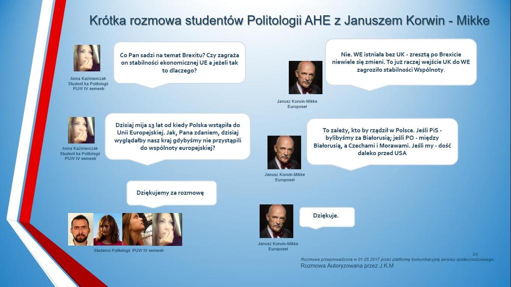 realizowany na zajęciach warsztatowych: