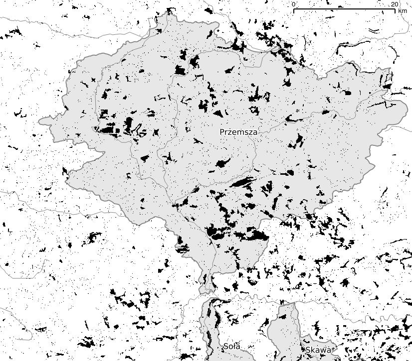 Zmiany parametru CN metody SCS w dorzeczu... 15 W zlewni rzeki Przemszy w latach 2006-2012 zaobserwowano znaczące zmniejszenie wartości parametru CN (rys. 3, tab. 3).
