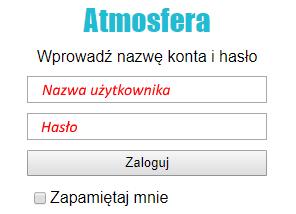 Portal dla użytkowników końcowych System Atmosfera udostępnia uproszczony interfejs, przeznaczony dla użytkowników końcowych (zgłaszających).