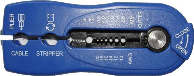 MULTI STRIPPER LAN 0,05-0,5 E06NZ-000000 Przekrój przewodu [mm²] 0,05 0,5 6