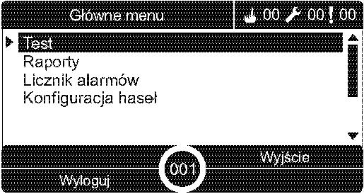 Operacje wymagające autoryzacji Poziom operatora jest chroniony hasłem i jest zarezerwowany dla uprawnionych użytkowników, przeszkolonych w zakresie obsługi centrali.