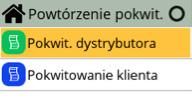 6. Pozostałe funkcjonalności Kopia ostatniego wydruku W celu wykonania kopii ostatniego wydruku na Ekranie Startowym należy wybrać: lub przyciski nawigacyjne Następnie wyświetlony zostanie poniższy