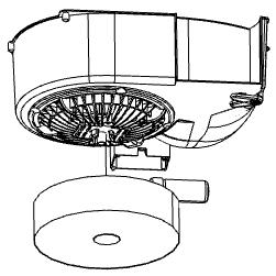 21) w okapach LIGHT ECO, P 3050 ECO i P 3060 ECO lub z dwóch halogenów GU10 o mocy 35W każdy (Rys.22) w modelu LIGHT PLUS. Rys.21 Rys.