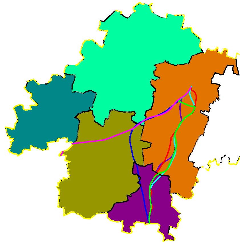 ZAKRES OMAWIANEGO OBSZARU DK8 powiat wrocławski Kąty Wrocłąwskie Mietków Kobierzyce KORYTARZ DŁUGOŚĆ [km] %