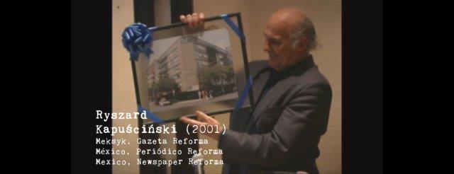 Ostatnia wizyta Ryszarda Kapuścińskiego w Meksyku miała miejsce w 2004 roku z okazji promocji książki "Los cinco