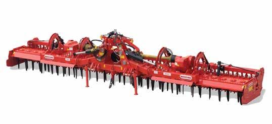 1000 Boczna zmiana prędkości Liczba noży 40 48 56 Głębokość robocza cm 28 28 28 Belka wyrównująca Hydrauliczna belka