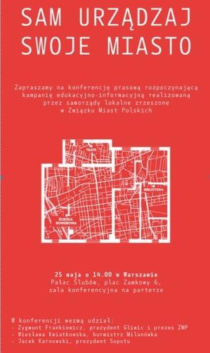 Bazę mediów, konferencję prasową w