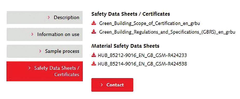KG Warendorfer Strabe 21, 59075 Hamm Germany 2010 Dubai Green Building Regulations and Specifications (GBRS) RD-DP21-2180-(IC) Specific Rules for Certification of Paints and Coating through Factory