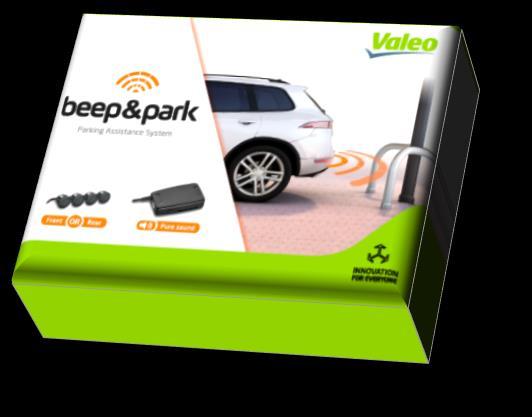 Beep&Park Kit N 1 3 w 1 Nowy zestaw B&P N 1 632200 Stare zestawy 632000 4 tylne czujniki głośnik 4 czujniki przód lub