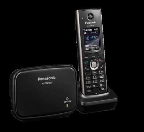 SERIA KX-TGP/TPA Bezprzewodowy system telefoniczny SIP KX-TGP600 Gdy trzeba bezwzględnie zapewnić wysoką jakość przy jednoczesnym ograniczaniu kosztów, najlepszym narzędziem do komunikacji biznesowej